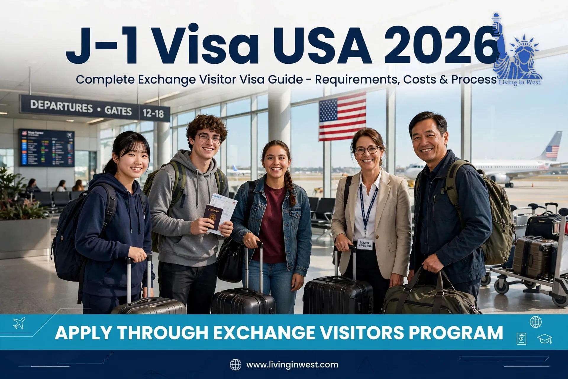 J-1 Visa USA 2026: Complete Exchange Visitor Visa Guide, Requirements, Costs & Process