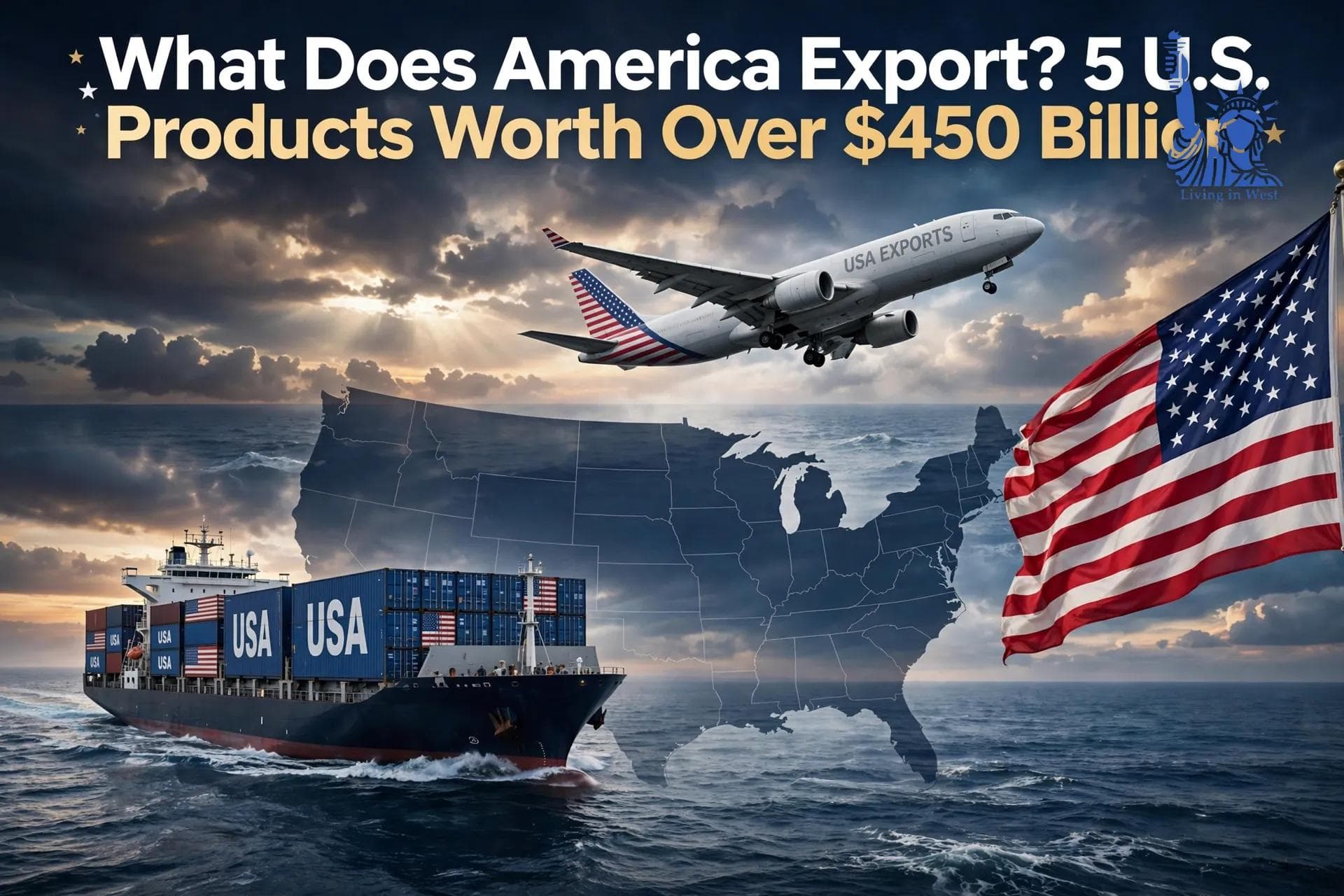 What Does America Export? 5 U.S. Products Worth Over $450 Billion